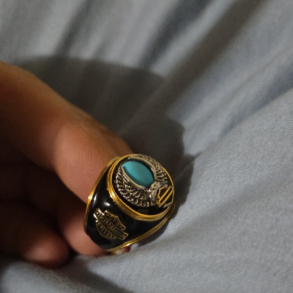 Harley-Davidson Other - Harley-Davidson Black and Gold Jewelry Ring